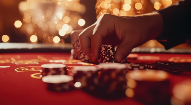 Super Sic Bo live dice table with three dice and betting grid displayed
